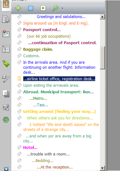 Table of contents