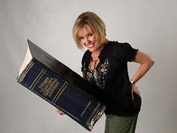 Carolyn Davidson with her Words You Never Heard